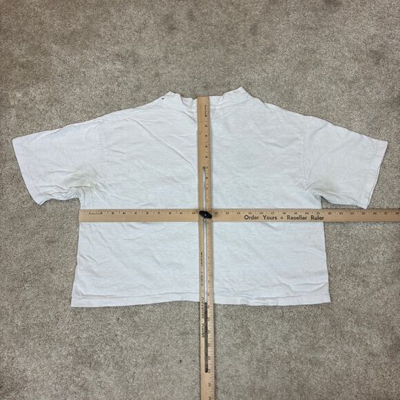 Vintage 80s Millionaire in Training Ferarri T Shirt Crop Top Women's Large - Picture 4 of 12